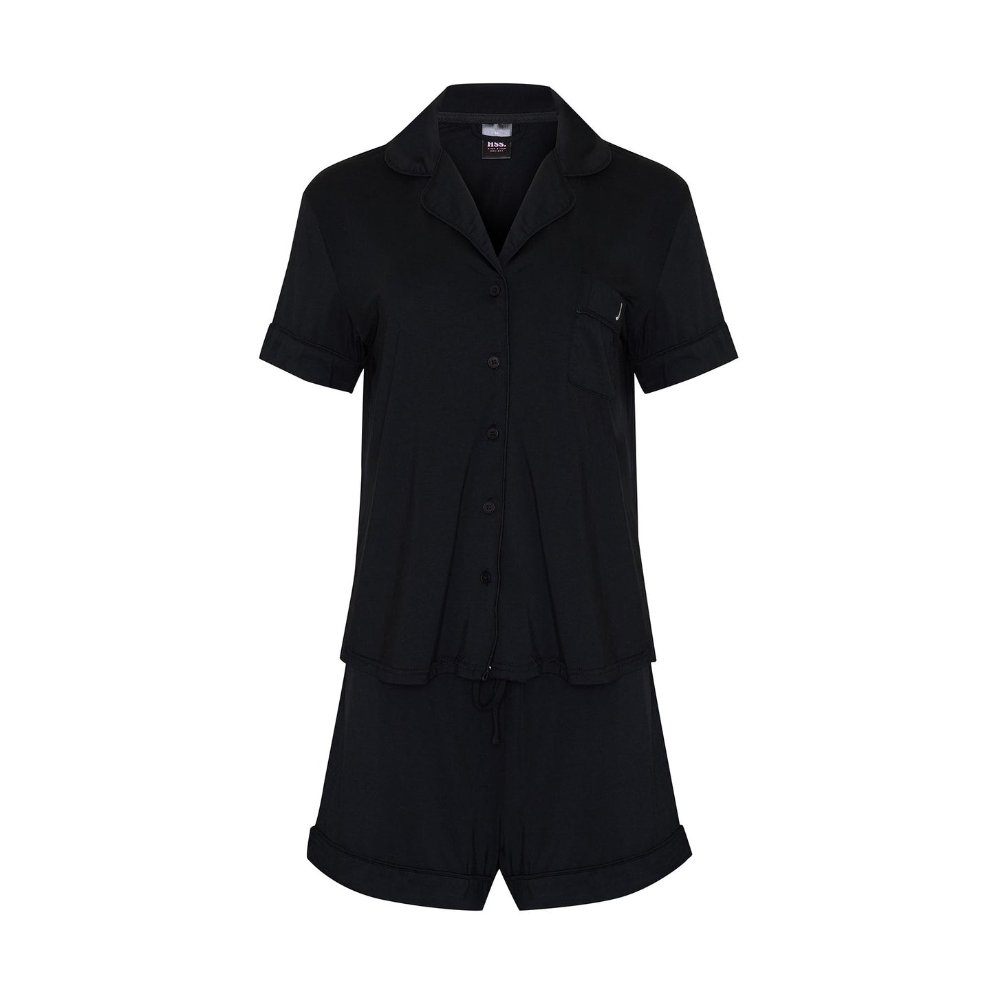 Short Pyjama Set in Black