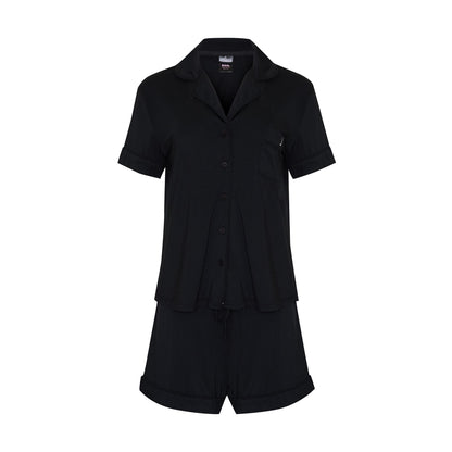 Short Pyjama Set in Black