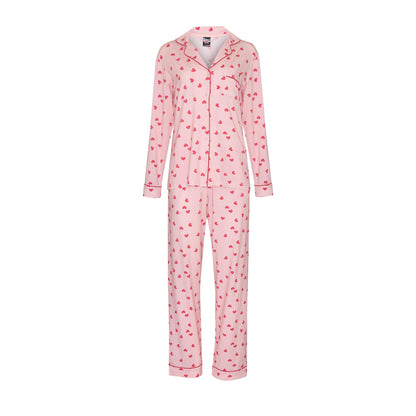 Long Pyjama Set in Hearts for You