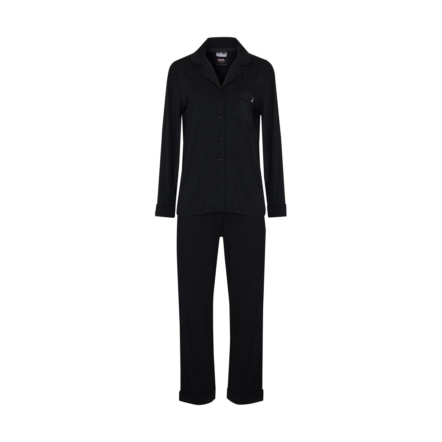 Long Pyjama Set in Black