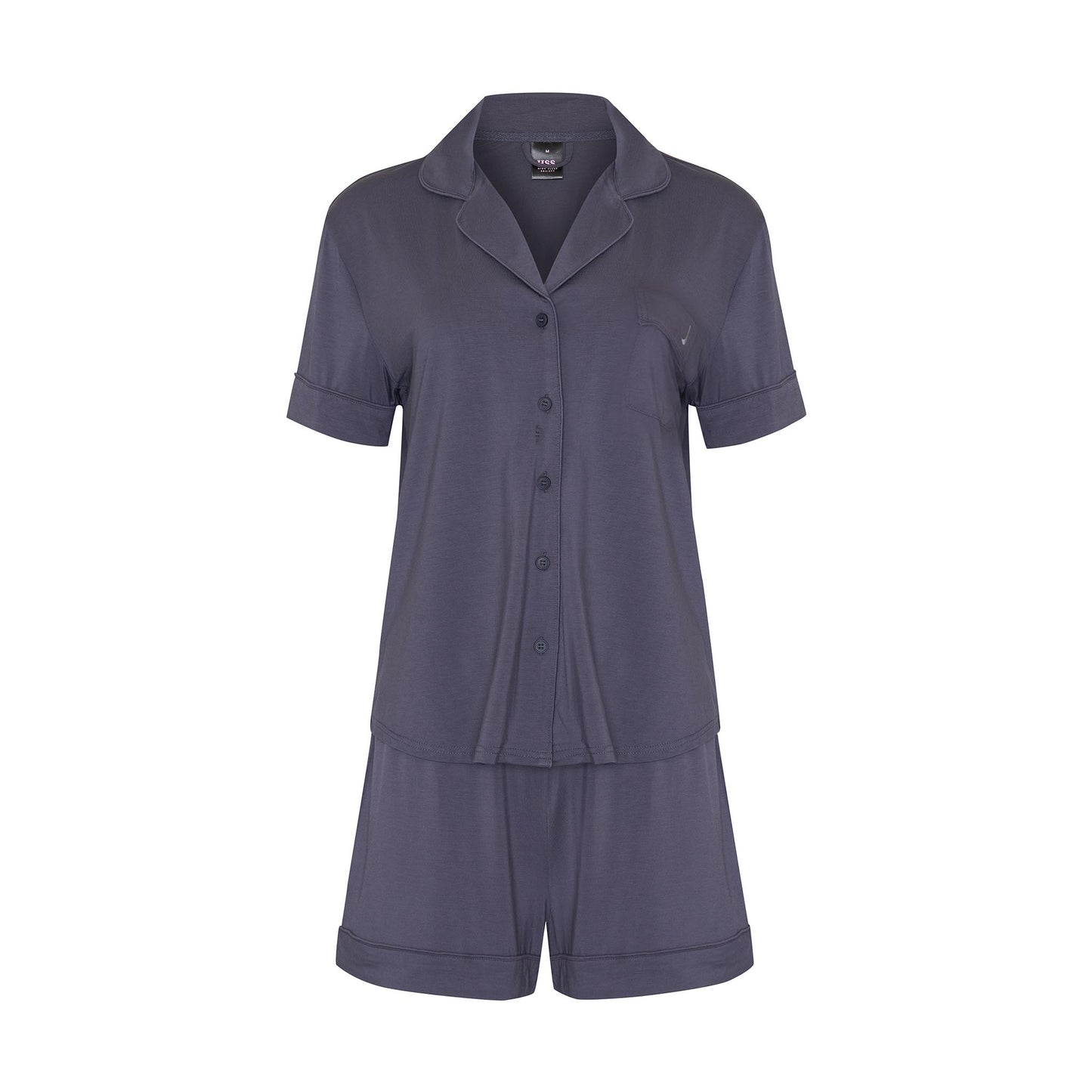 Short Pyjama Set in Charcoal