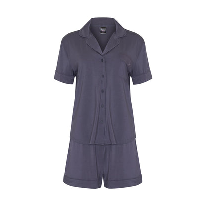Short Pyjama Set in Charcoal