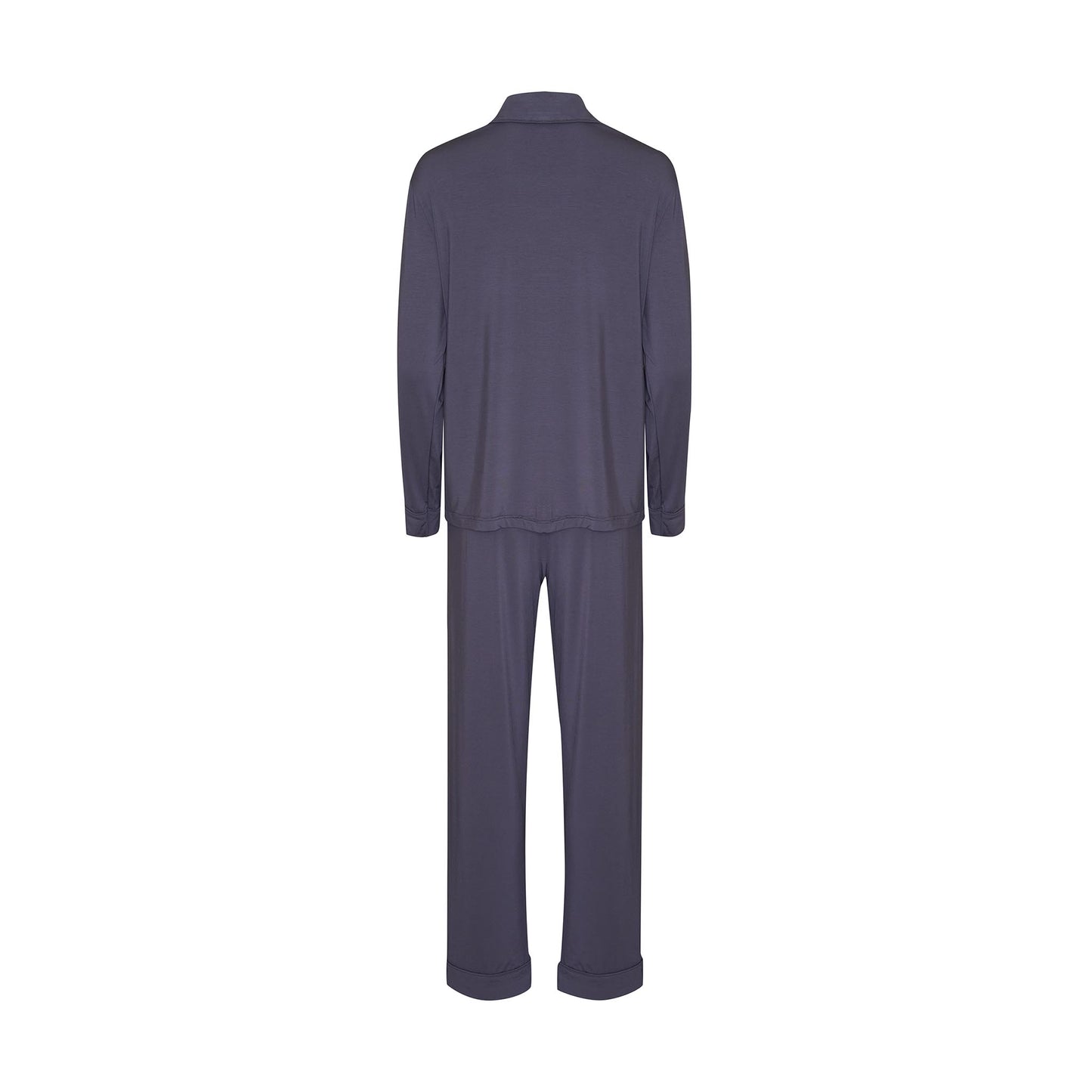 Long Pyjama Set in Charcoal