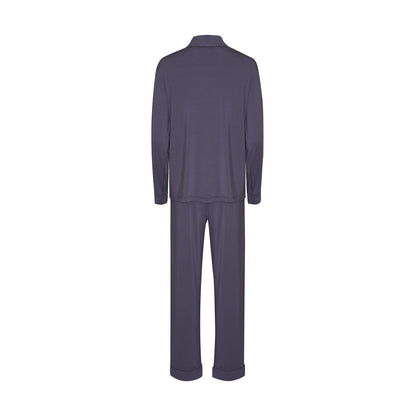 Long Pyjama Set in Charcoal